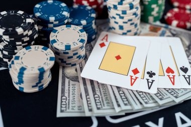 Live casino dealer table with multiple camera feeds